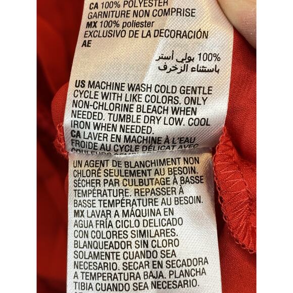 INC International Concepts Women's Plus Size 3X Robe Red Lace Trim Belted NWT - Picture 8 of 9